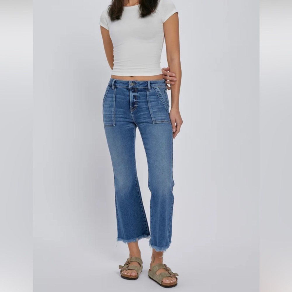 Women's Blue Flare & Wide Leg Jeans